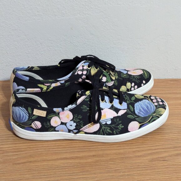 Keds X Rifle Paper Co Sneakers Size 6.5 - Picture 1 of 8